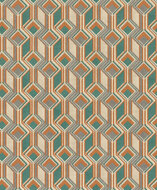 Rasch Indian Styles - 746525 Oranje Behang