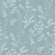 Dutch Wallcoverings Botanique M528-04 / M52804 blauw Behang