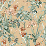 Dutch Wallcoverings Botanique M647-02 / M64702 beige - groen Behang