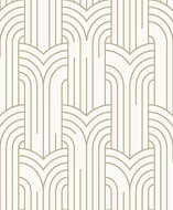 Dutch Wallcoverings Elegance M421-02 wit - goud Behang