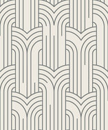 Dutch Wallcoverings Elegance M421-29 wit - zilver Behang