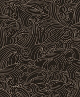Dutch Wallcoverings Elegance M629-19 zwart - goud Behang