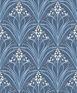 Dutch Wallcoverings Elegance M661-01 blauw Behang