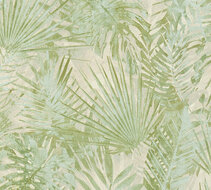 AS Creation Natural Living - 38638-1 - 386381 Groen / Beige Behang