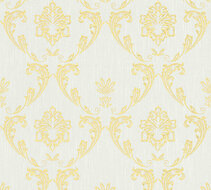 AS Creation AP Finest - 30658-1 - 306581 Goud - Goud / Wit Behang