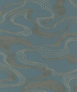 Noordwand Kumano 34538 Blauw - Metallic Behang