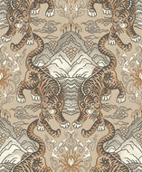 Dutch First Class Khalili 65910 Taupe Behang