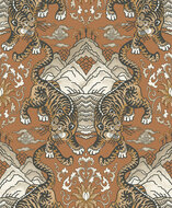 Dutch First Class Khalili 65912 Oranje Behang