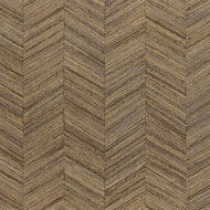 Casamance Textures V&eacute;g&eacute;tal 75371018 - Bruin Behang