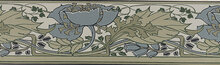 Dutch Wall Decor Swedish Heritage Behangrand 020-05 Blauw Behang