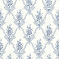 Dutch Wall Decor Swedish Heritage 693-02 Blauw Behang
