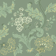 Dutch Wall Decor Swedish Heritage 696-03 Groen Behang