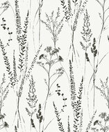 Dutch Wallcoverings Attitude A64201 Wit - Zwart Behang