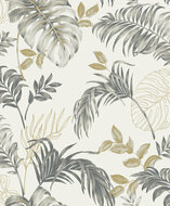Dutch Wallcoverings Attitude A64301 Wit - Beige Behang
