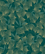 Dutch Wallcoverings Attitude A64403 / A48202 Groen - Goud Behang