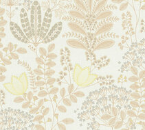 AS Creation Famous Garden - 39349-1 / 393491 Cr&egrave;me Behang