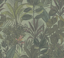 AS Creation Drawn Into Nature - 39433-1 / 394331 Groen Behang