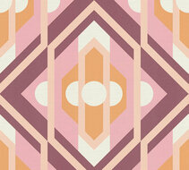 AS Creation Retro Chic - 39531-1 / 395311 Oranje - Roze Behang
