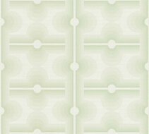 AS Creation Retro Chic - 39533-1 / 395331 Groen - Cr&egrave;me Behang