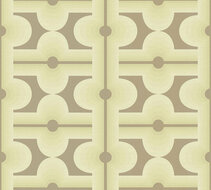 AS Creation Retro Chic - 39533-3 / 395333 Bruin - Groen Behang