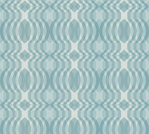 AS Creation Retro Chic - 39534-2 / 395342 Blauw - Cr&egrave;me Behang