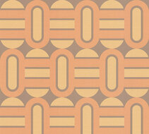 AS Creation Retro Chic - 39536-2 / 395362 Bruin - Oranje Behang