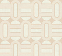AS Creation Retro Chic - 39536-5 / 395365 Beige - Cr&egrave;me Behang
