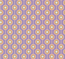 AS Creation Retro Chic - 39537-2 / 395372 Paars - Oranje Behang