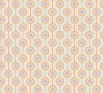 AS Creation Retro Chic - 39537-5 / 395375 Beige - Oranje Behang