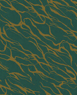 Eijffinger Revive 333644 Groen Behang