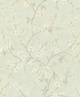 Rasch Country Charme 456769 Blauw Behang