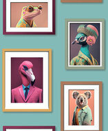 Dutch Wallcoverings Artifice M761-04 Groen / Multicolours Behang