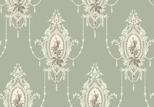 Dutch Wall Decor Gammalsvenska Klassiker 518-03 Groen Behang