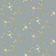 Dutch Wall Decor Gammalsvenska Klassiker 523-04 Blauw Behang