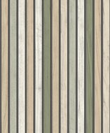 Dutch Wallcoverings Illusion B312-04 Groen / Beige / Wit