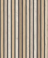 Dutch Wallcoverings Illusion B312-08 Beige / Bruin / Cr&egrave;me