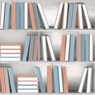 Dutch Wallcoverings Illusion L154-10 Blauw / Bruin / Grijs