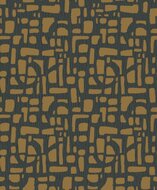 Noordwand Zen DWP0364-04 - Zwart / Metallic