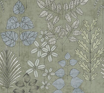 AS Creation Nordic Feeling 79149-1 Groen