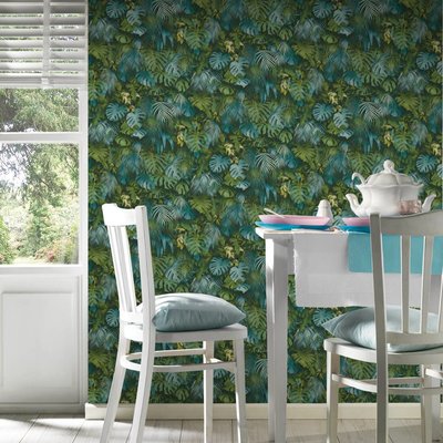 AS Creation Greenery 37280-3 | 372803 - Groen / Blauw