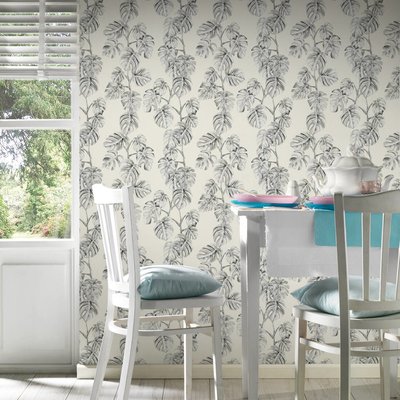 AS Creation Greenery 37281-2 | 372812 - Creme / Grijs