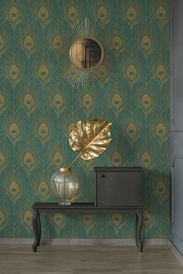 AS Creation Absolutely Chic 36971-4 | 369714 - Groen / Goud