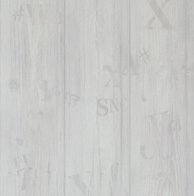 sloop hout off white  More than Elements behang 49755