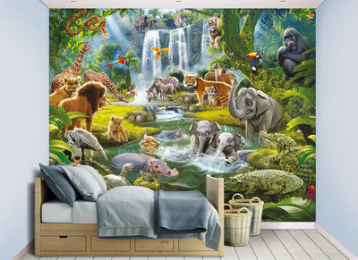 Walltastic Jungle Adventure XXL 46481