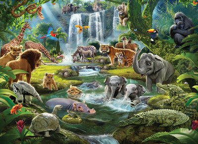 Walltastic Jungle Adventure XXL 46481