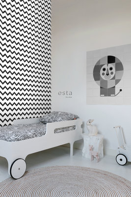 Esta Home Black & White 139115 (*Gratis Lijm Actie) - Zwart Wit