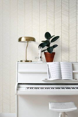 Esta Home Black & White 139135 (With a splash of gold) (*Gratis Lijm Actie) - Wit - Goud