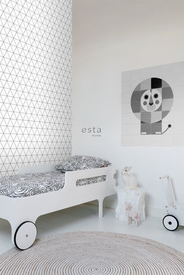 Esta Home Black & White 139148 (*Gratis Lijm Actie) - Zwart Wit