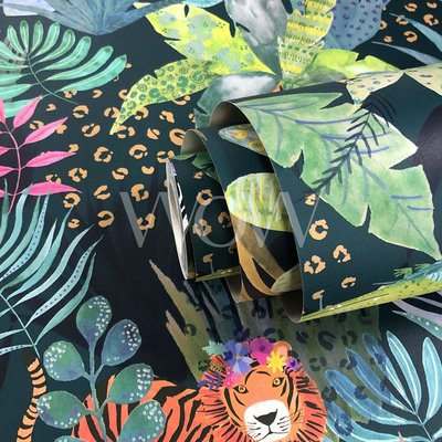 Arthouse 907604 Hidden Jungle Emerald