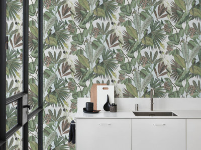 BN Wallcoverings Panthera 220122 - Groen